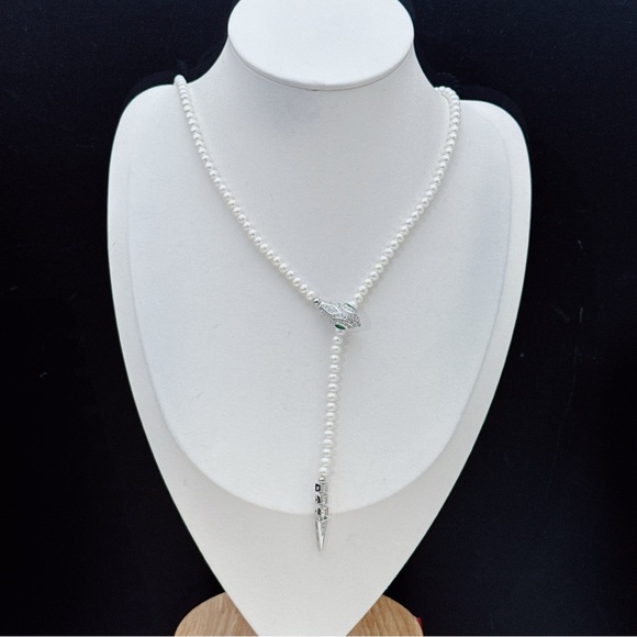 X480 Handmade Freshwater Baby Pearl Long Necklace